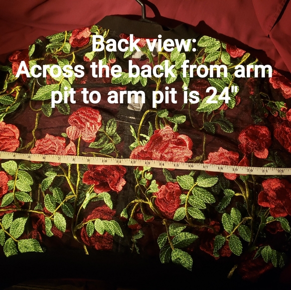 Mesh Bomber Style Jacket - Picture 11 of 12